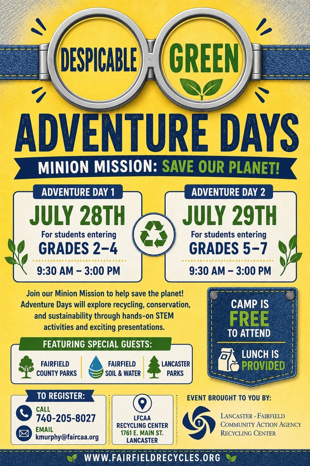 Despicable Green: Recycling Camp Grades 5-7