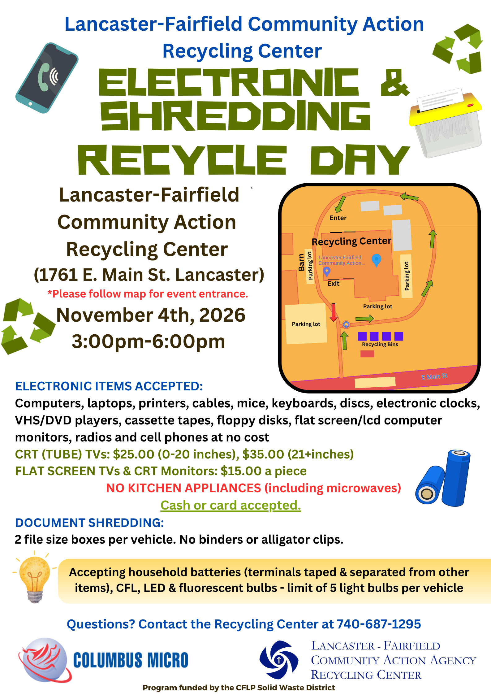 Electronic and Shredding Recycling Day