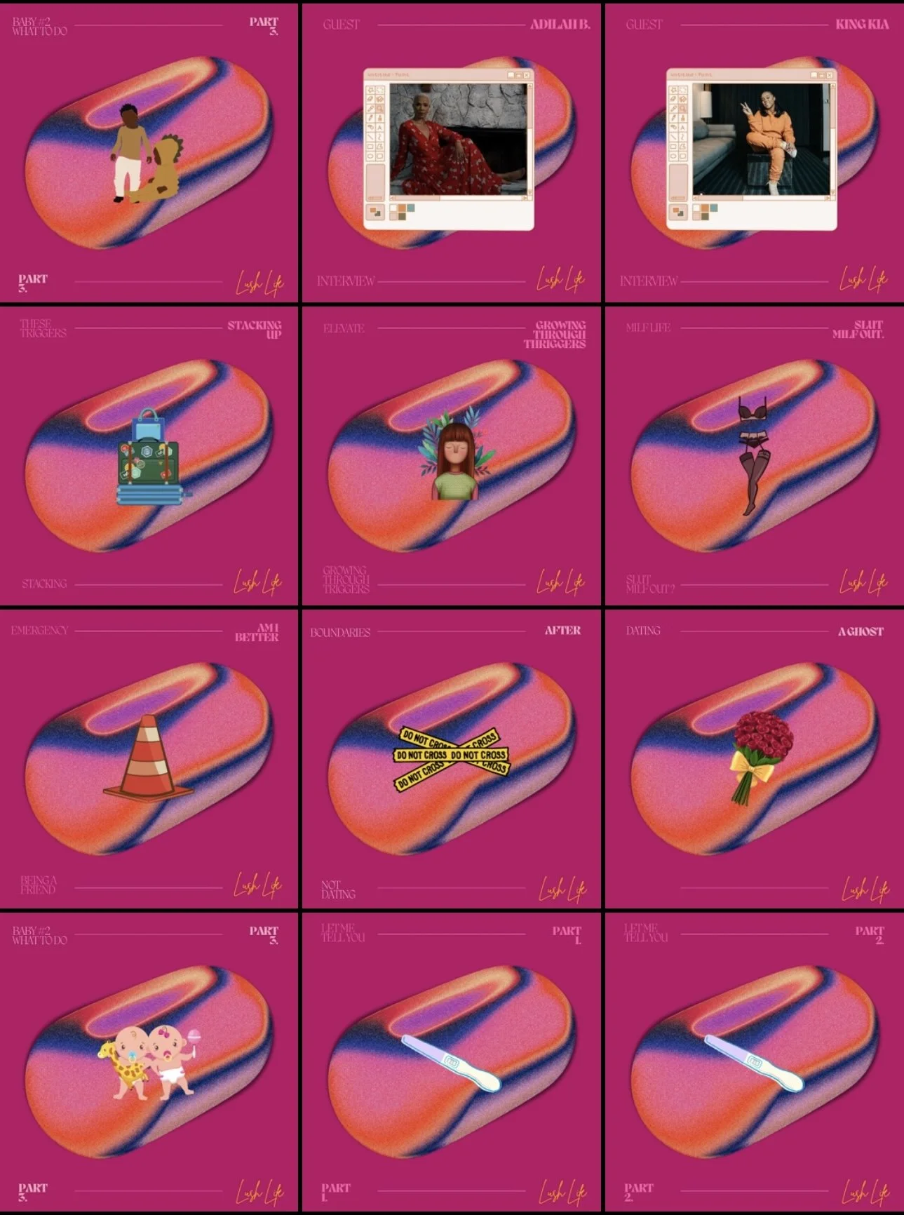 Lush Life Podcast Episode Images