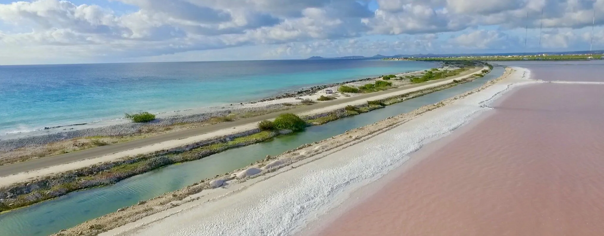 Salt and sea from above