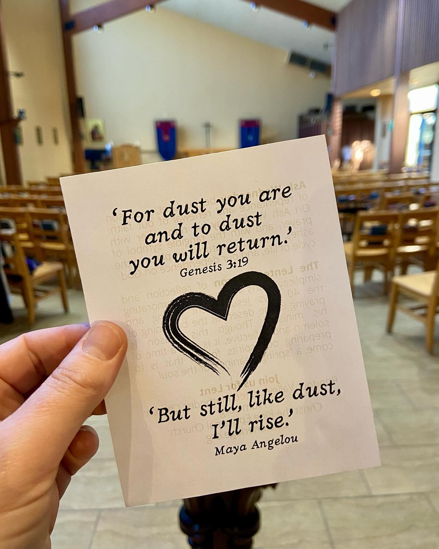 We got off to a great Lent today! Minor pyrotechnics and major prayers. Remember that you are (beloved, sacred) dust, and to dust you shall return.