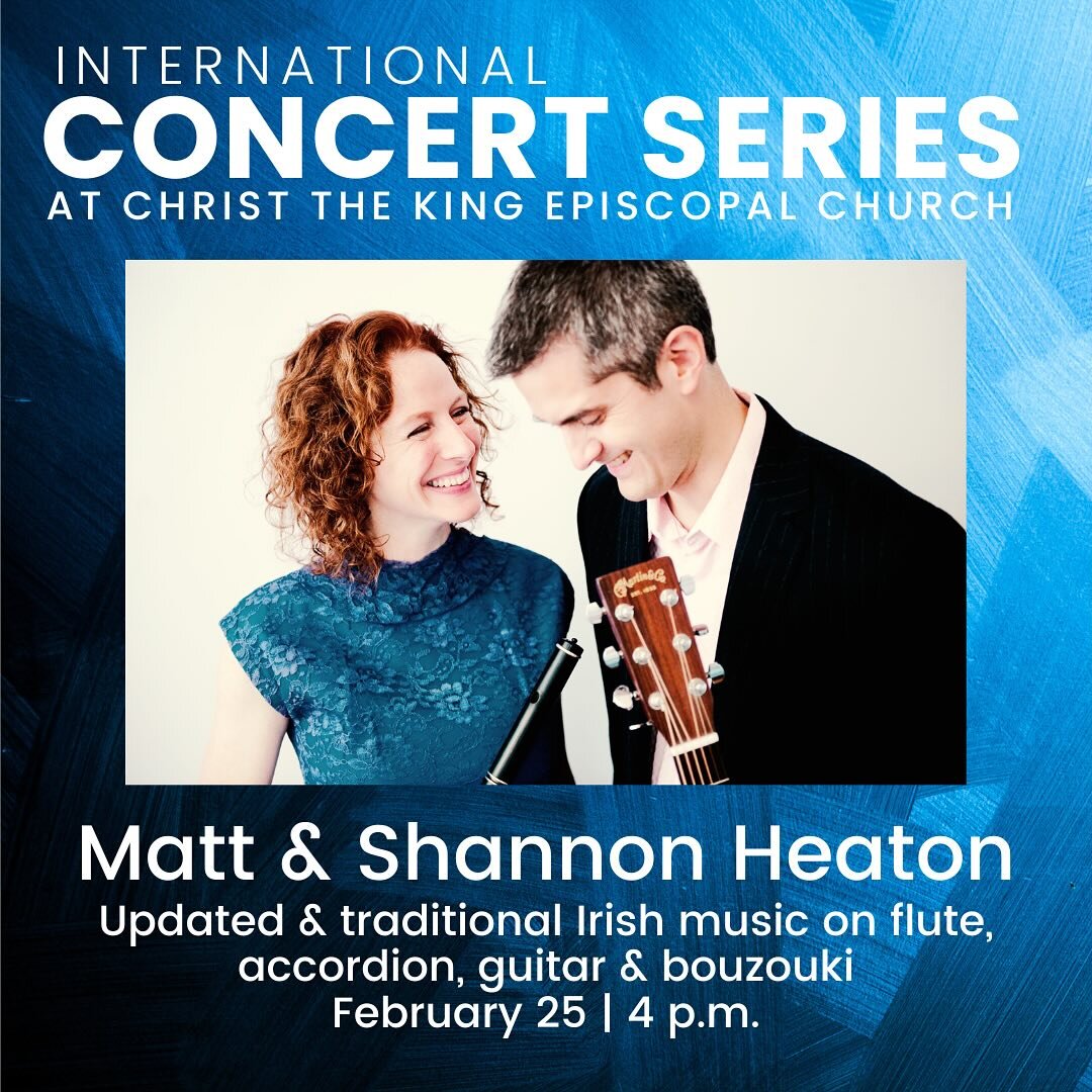Join us this Sunday as we welcome Matt and Shannon Heaton as the first show of our spring lineup! Tickets at www.ctkstoneridge.org/concerts
#hudsonvalleymusic #catskillsmusic #ctkstoneridge #episcopalchurch