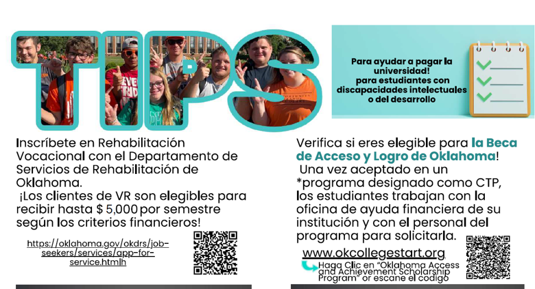 Tips for financial help - Spanish