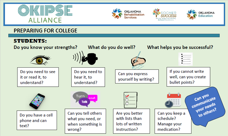 Infographic for students and families in graphic form