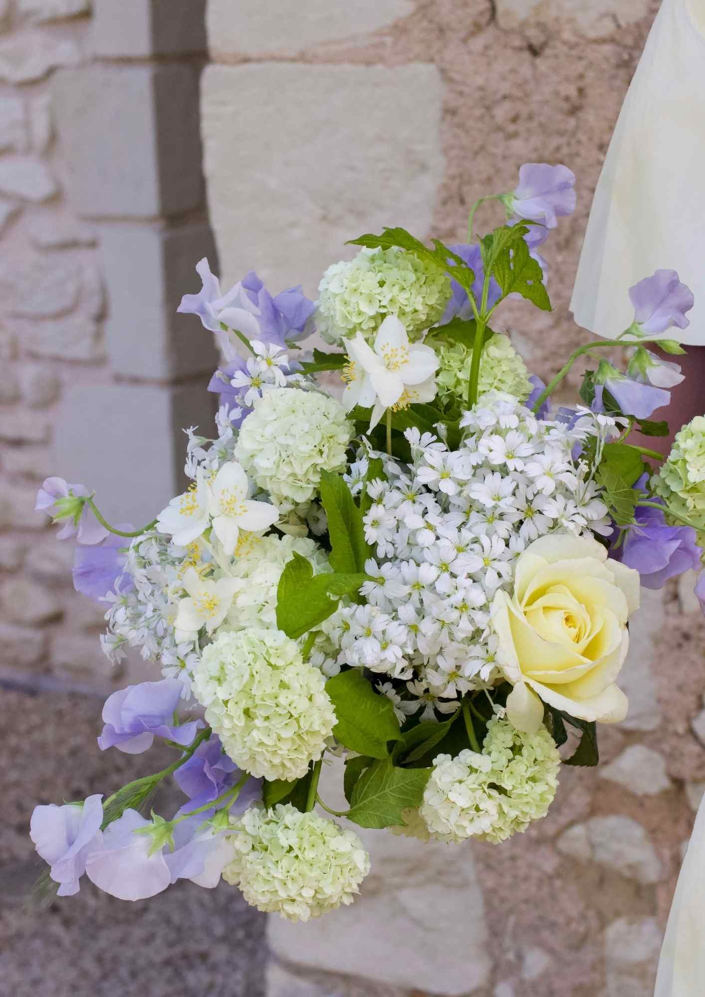 Fleurs françaises pour un mariage à Paris