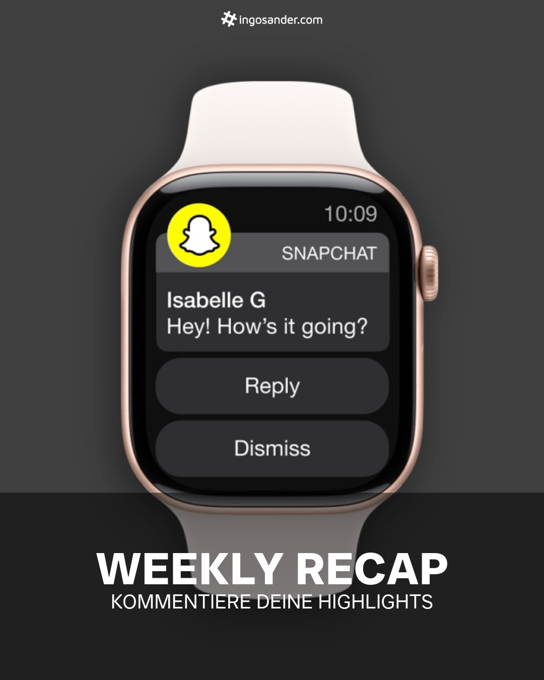 Unser WEEKLY RECAP aus den Bereichen TECH und SOCIAL MEDIA