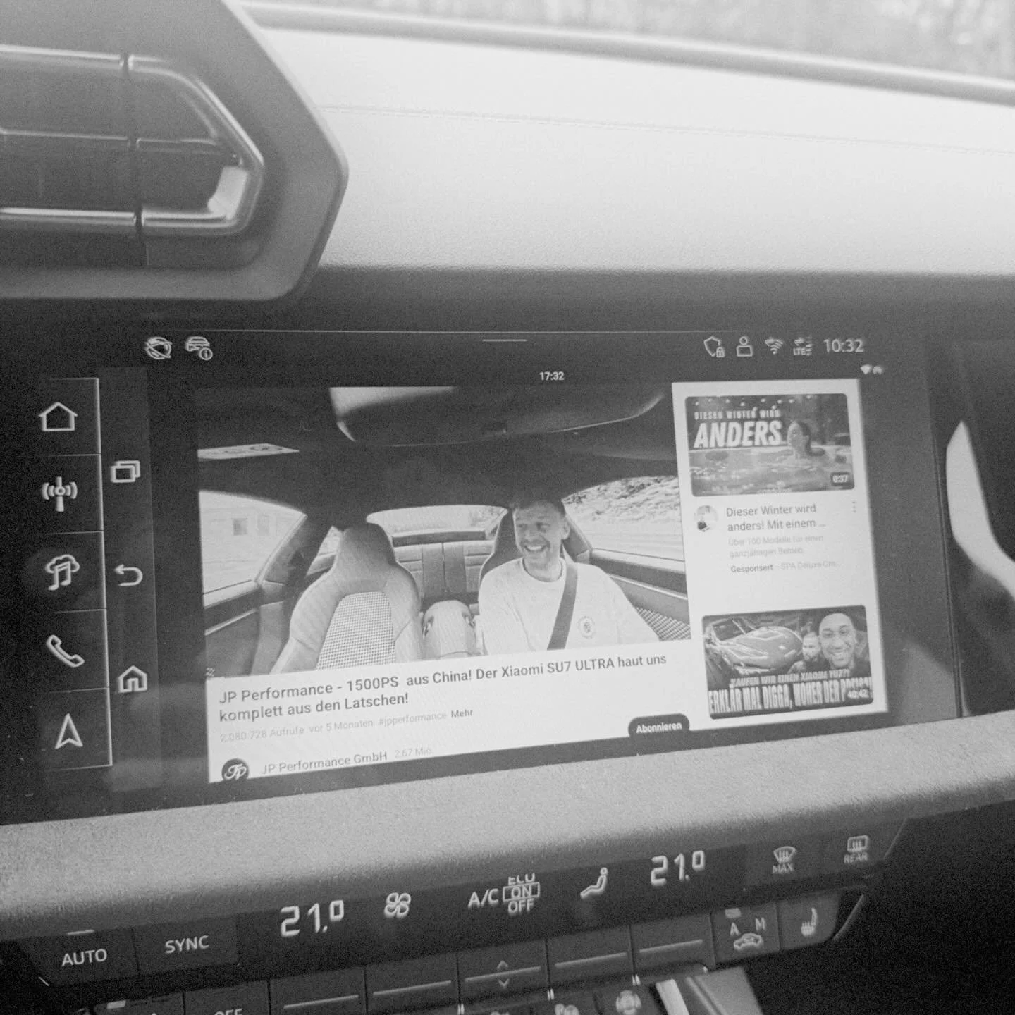 Youtube auf dem Audi MMI. #hack