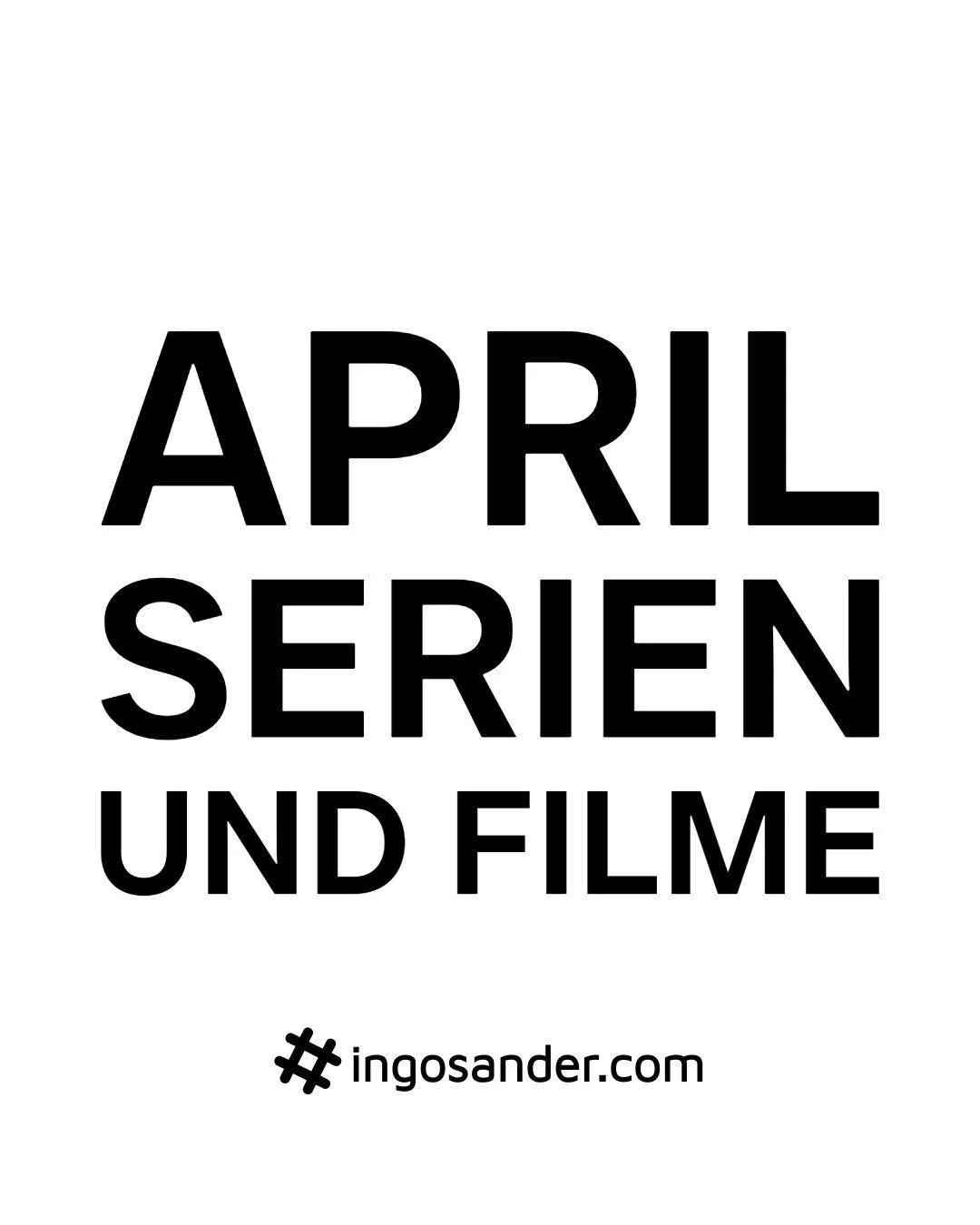 Streaming Tipps im April

#DisneyPlus
Serien
10.04. Malcolm Mittendrin: Unfair wie immer: Staffel 1

#PrimeVideo
Filme
01.04. jede Menge James Bond Filme
09.04. Sonic the Hedgehog 1+2

Serien
08.04. The Boys: Staffel 5
11.04. Fist of The North Star: 