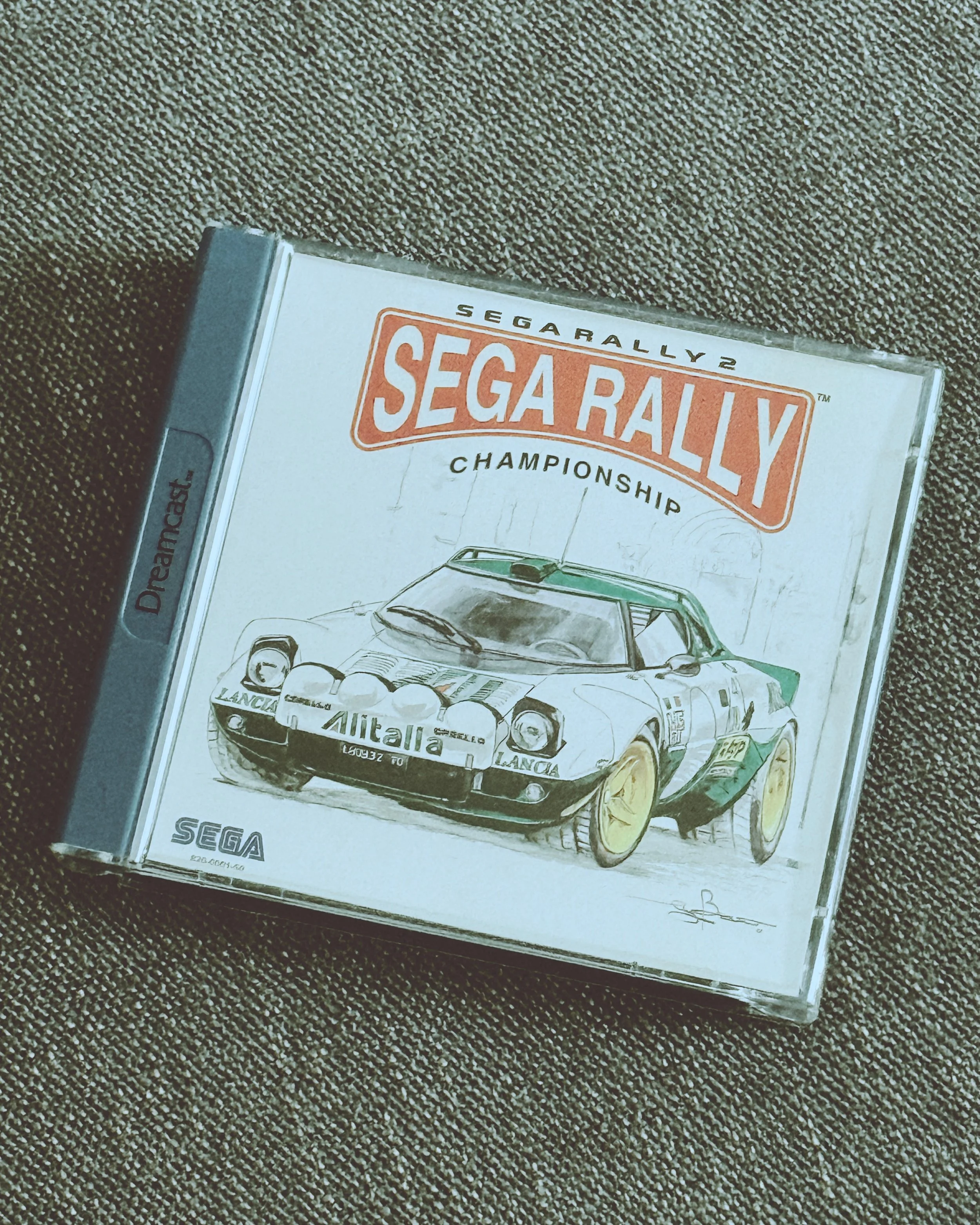 Sega Rally auf der #Dreamcast ist wieder zu Hause.
