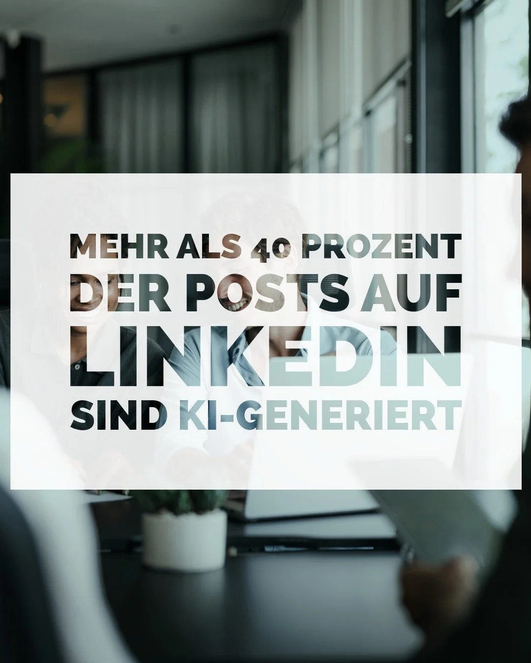 Mehr als 40 Prozent der Posts auf Linkedin sind KI-generiert