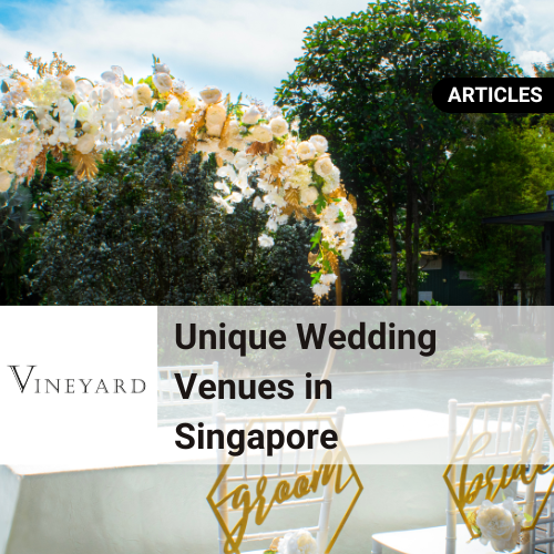 Unique Wedding Venues in Singapore