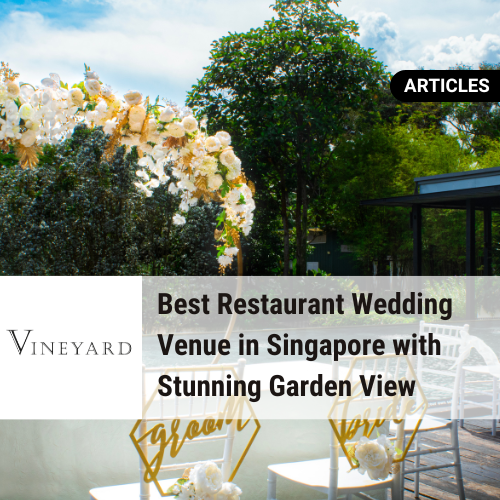 Best Restaurant Wedding Venue Singapore