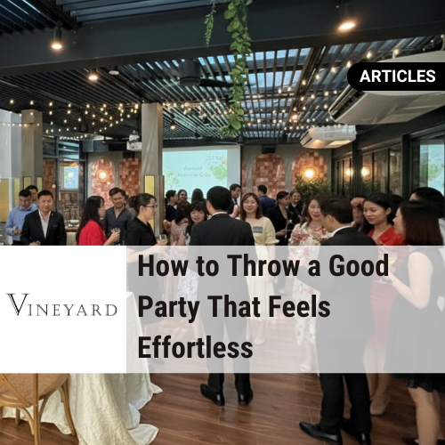 How to Throw a Good Party That Feels Effortless