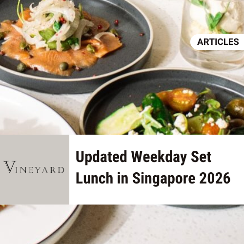 Updated Weekday Set Lunch in Singapore 2026
