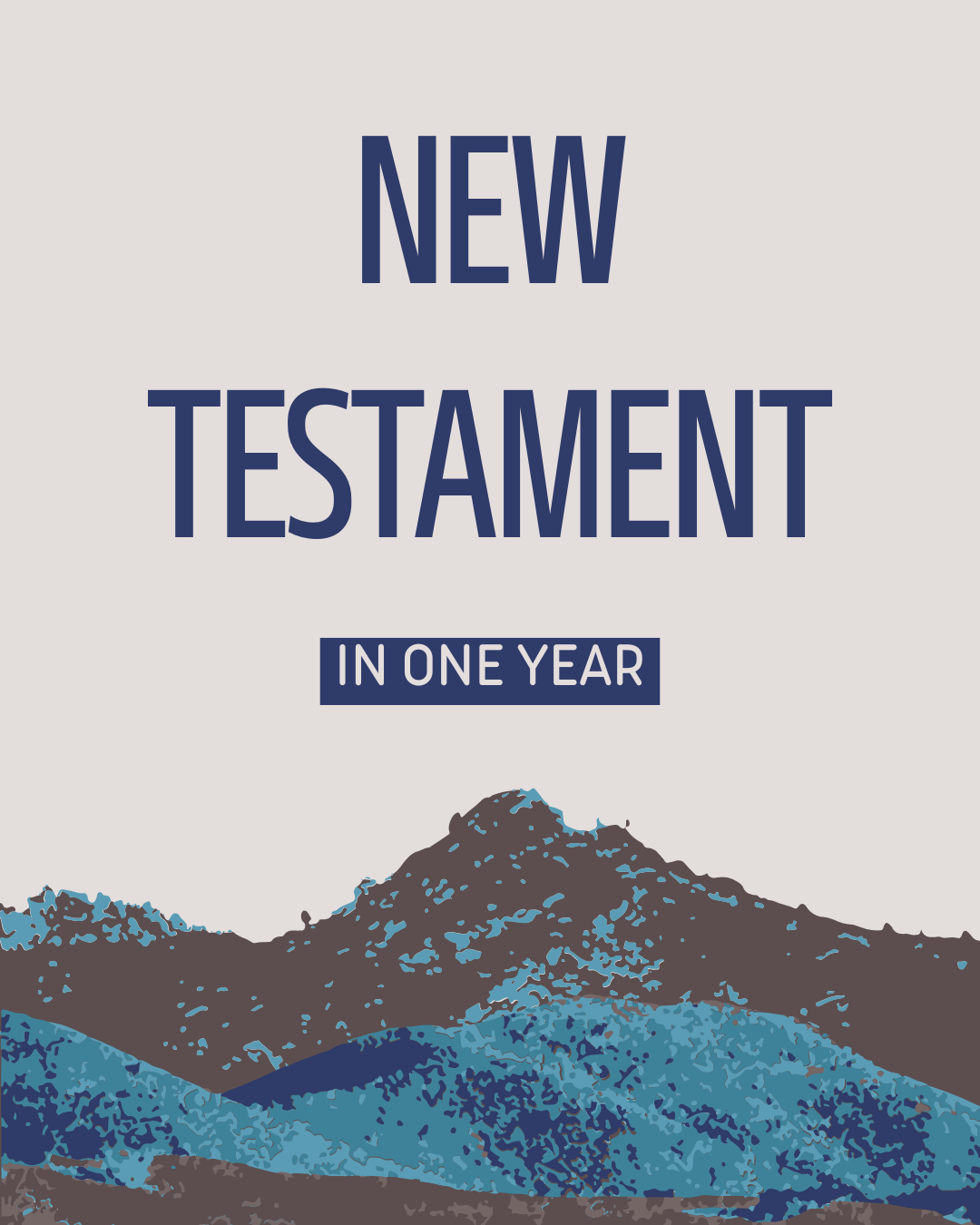 Read through the New Testament with a small group.