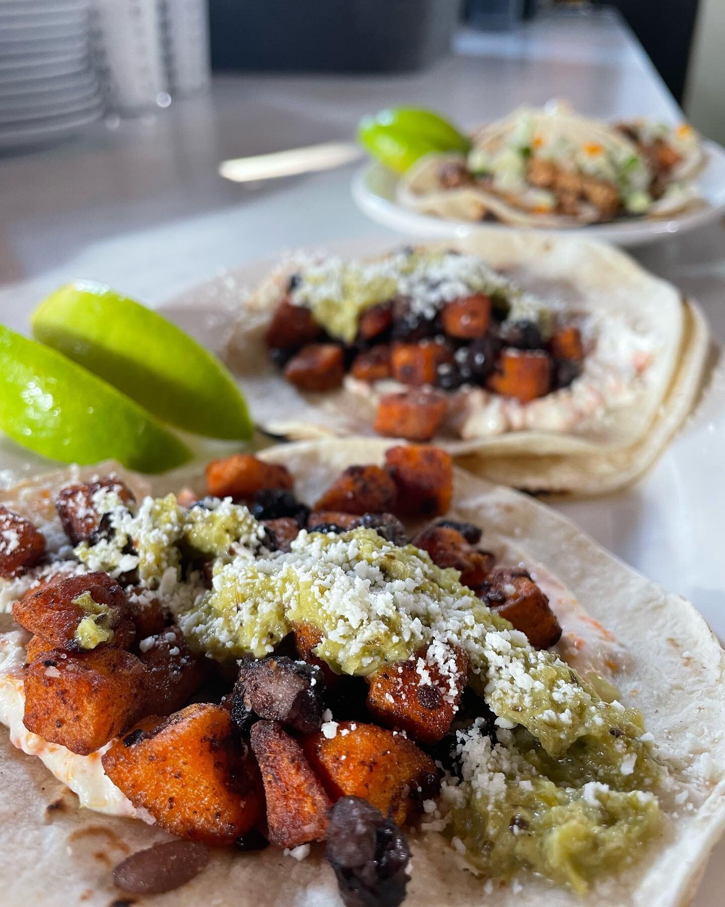 It&rsquo;s #tuesday so we might as well share these #tasty Black Bean Tacos!! #joinus for #dinner #hagerstownmd 

Full menu in our story!