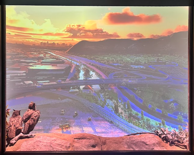 Previsualization Concept Art of a river basin