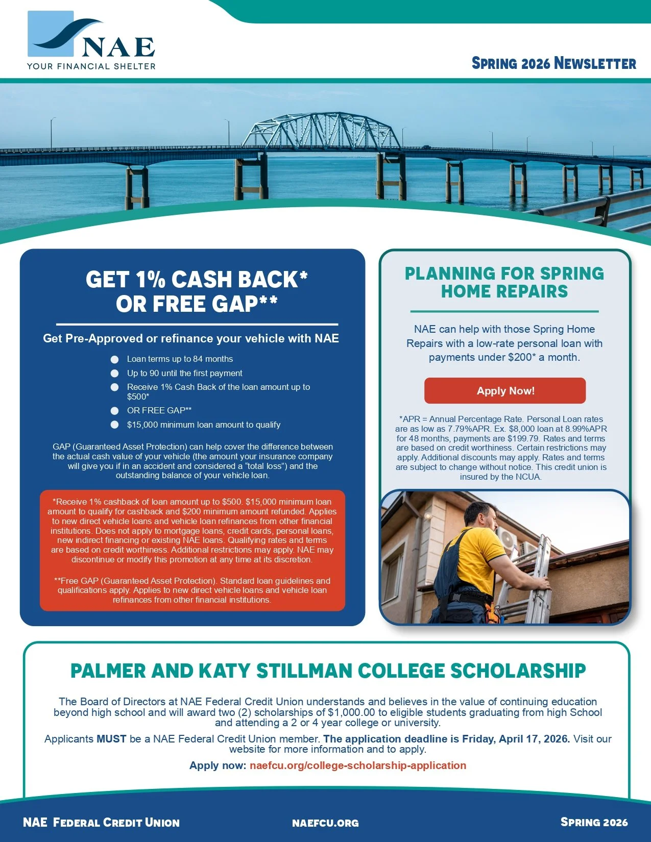 Spring 2026 Newsletter & Member Updates | NAE FCU