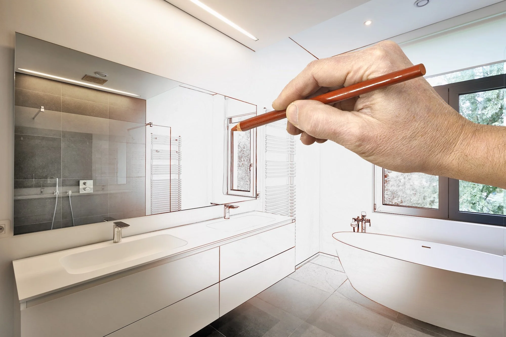 Home renovations graphic