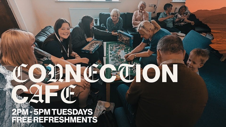 🎉 Join us TODAY at the Connection Caf&eacute; from 2pm-5pm for an afternoon of FREE cake, coffee, &amp; tea! Dive into fun with jigsaws &amp; board games and make new friends. Let's connect, relax, and play. See you there! #ConnectionCafe #FreeCoffe