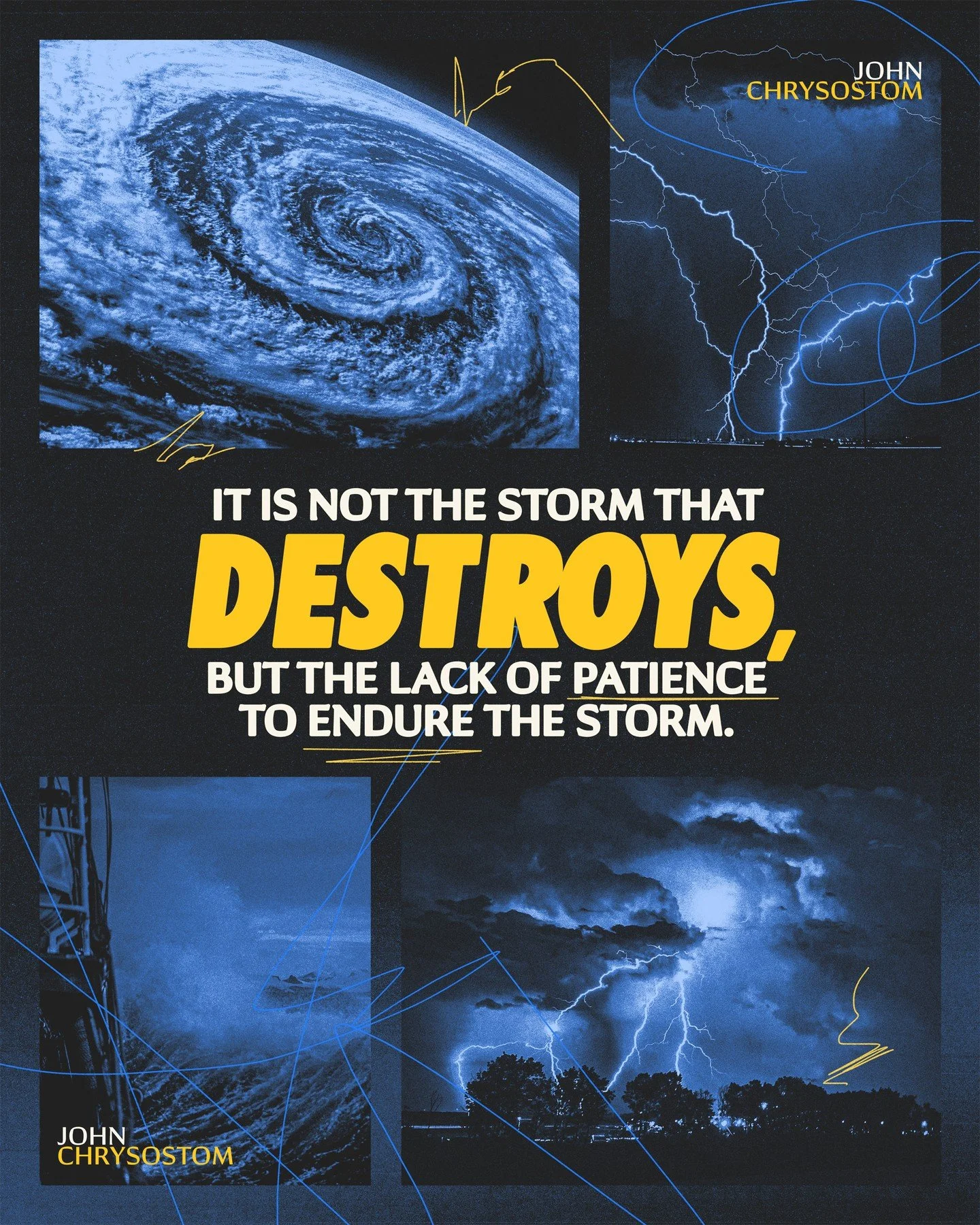 Keep going. Don't give up. The storm will pass. The clouds will part. The sun will shine again.