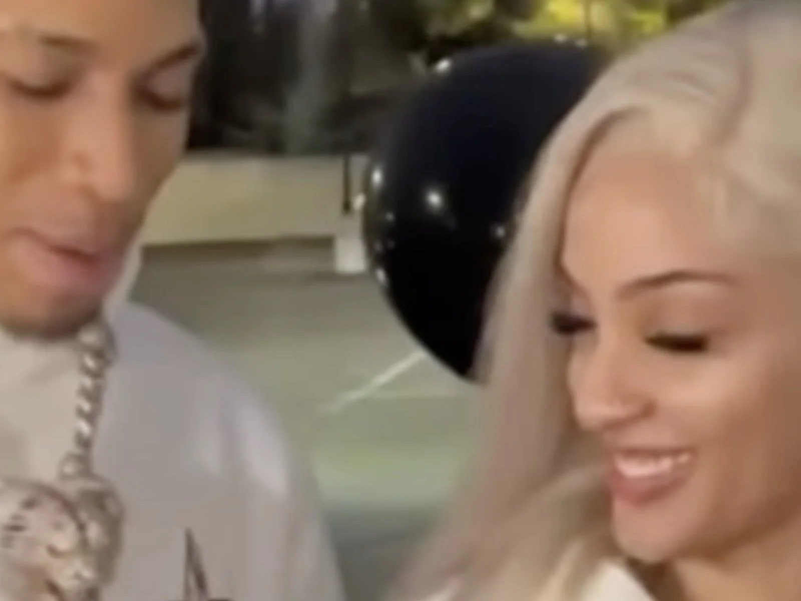 NLE Choppa turns up with his boo with gender reveal balloons