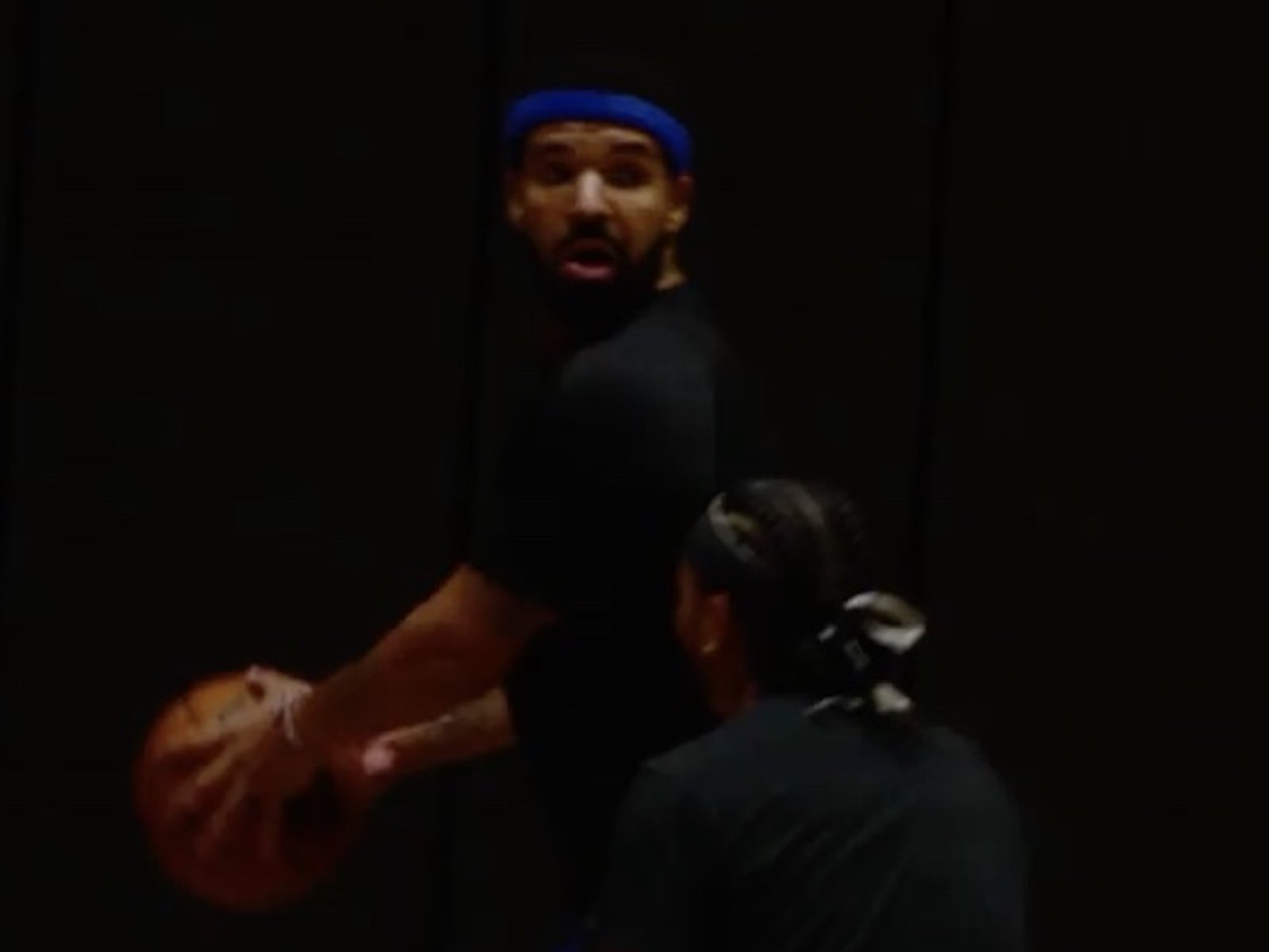 Drake looks like a basketball icon in his highlight reel