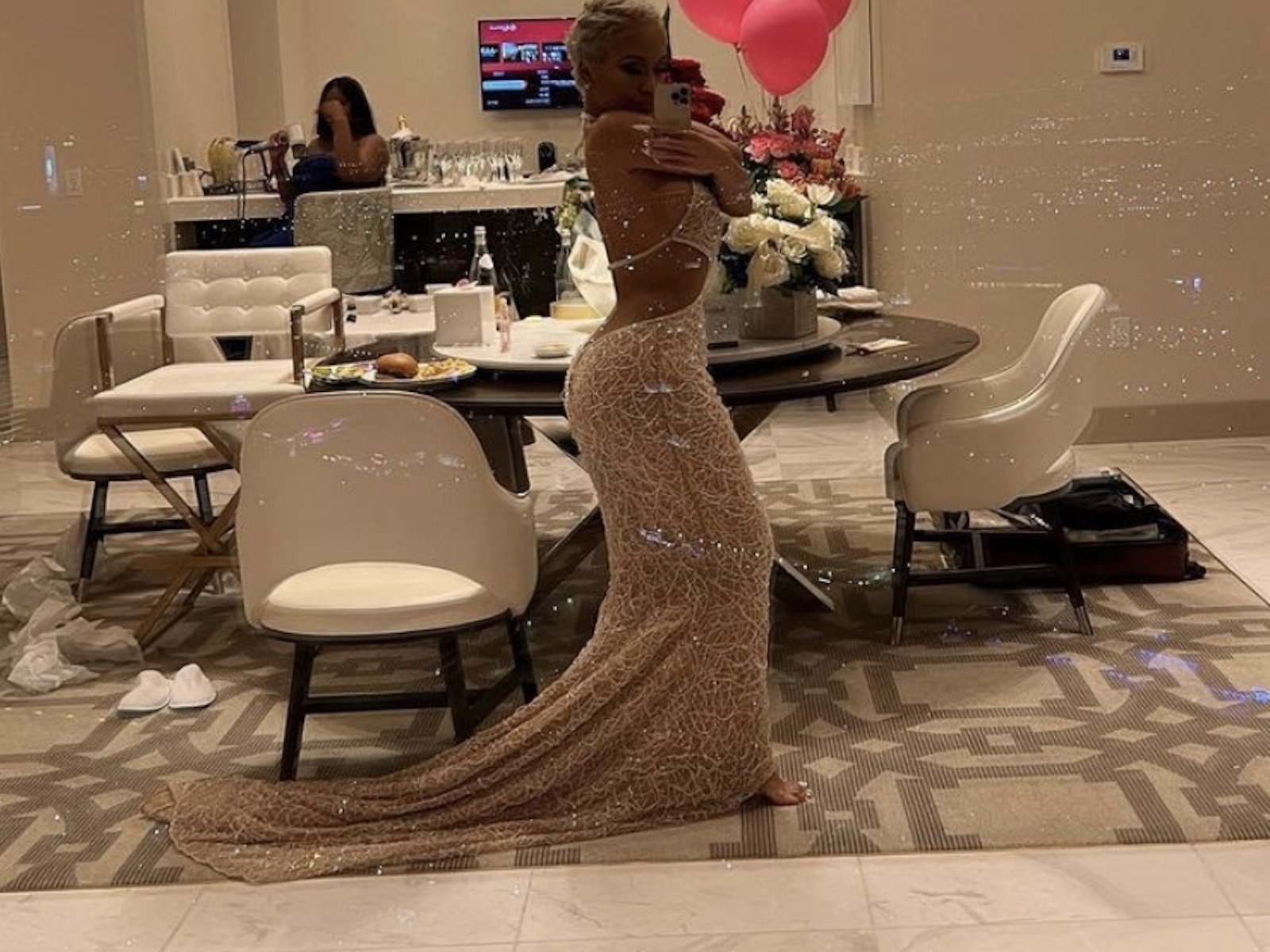 Saweetie's on her true modern day Cinderella flex right now