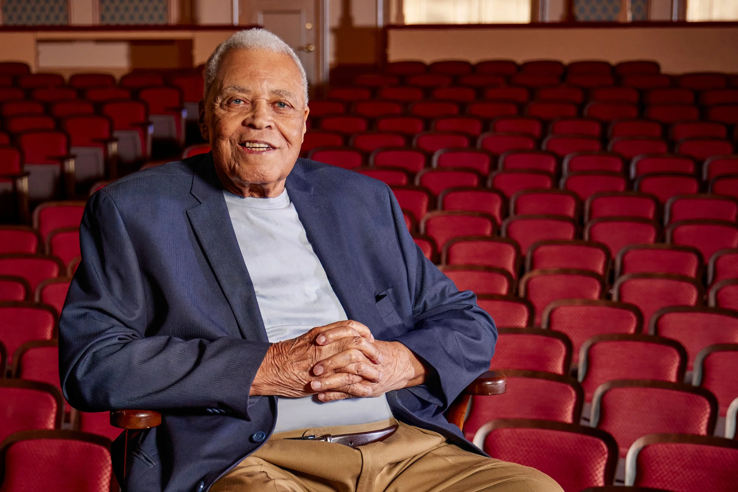 James Earl Jones onstage at James Earl Jones Theatre Photo Credit Jeremy Daniel.jpg