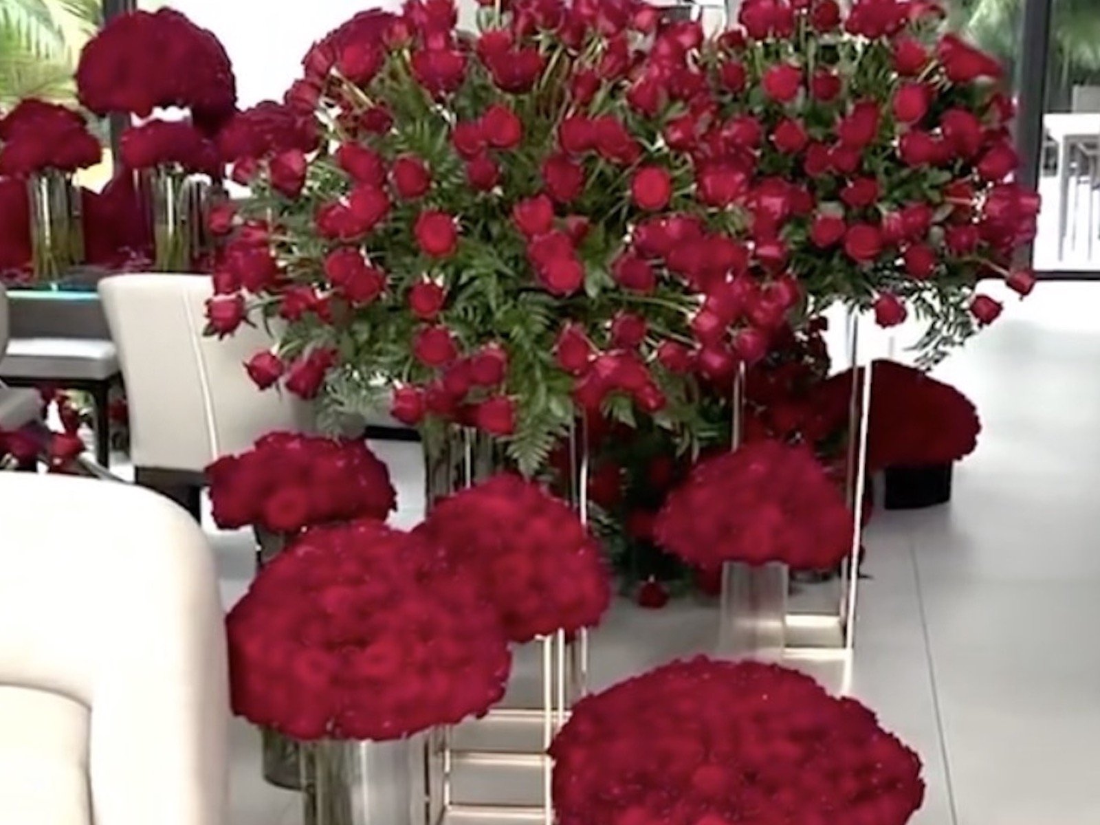 Yung Miami has the most red roses you've probably ever seen