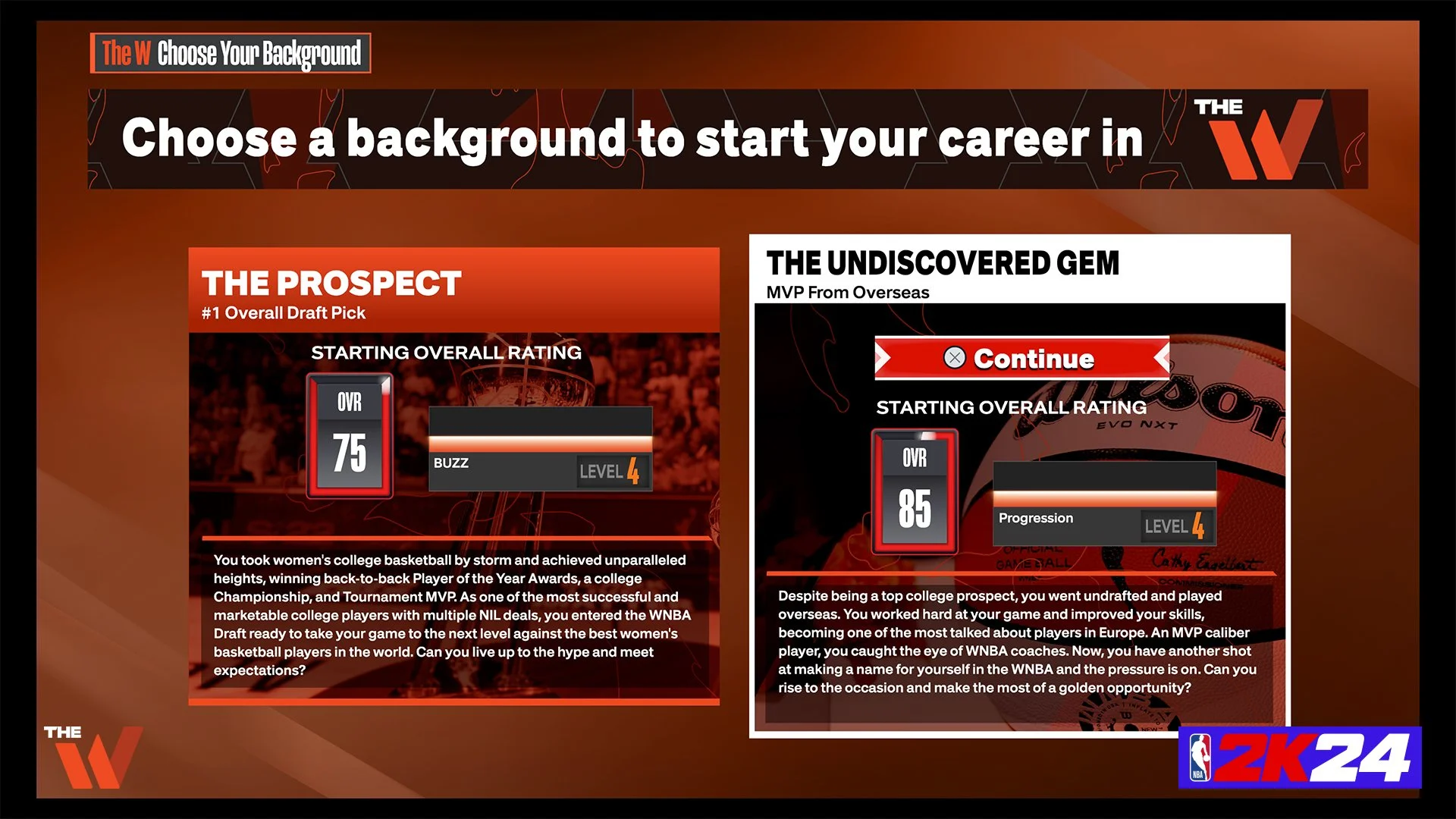 NBA 2K24 The W Screenshot Pick Your Path.jpg