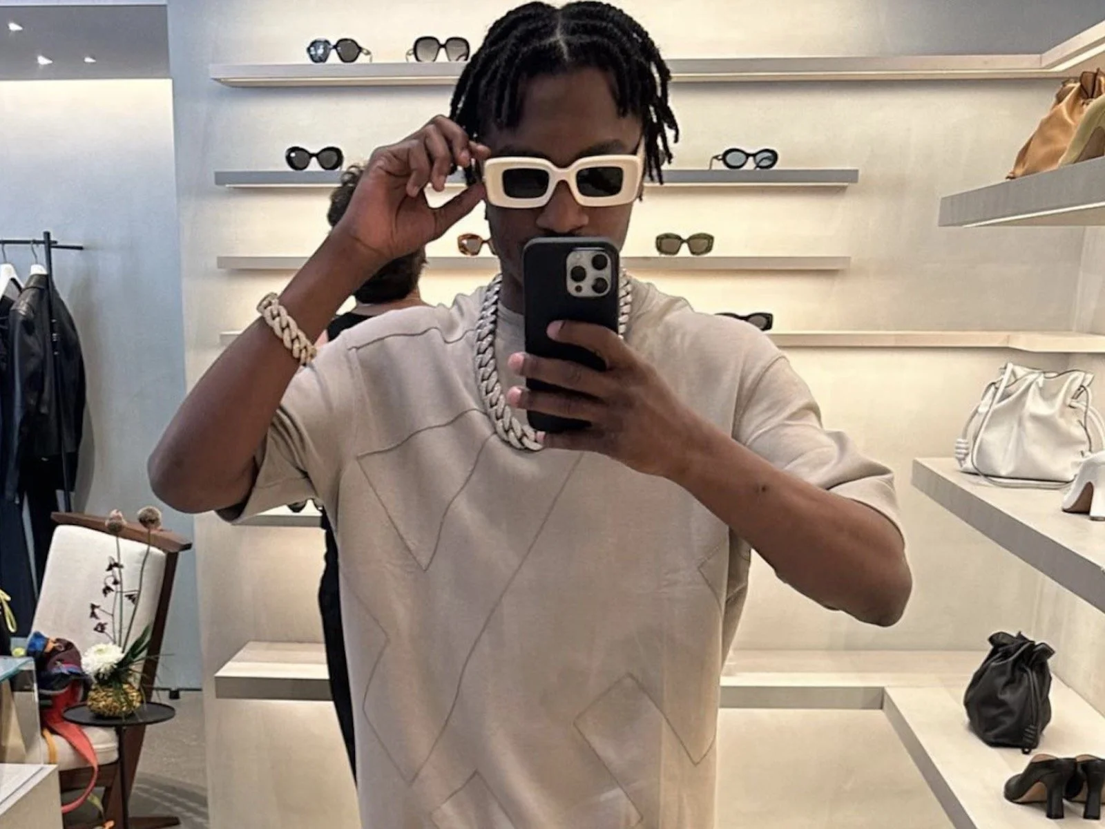 Lil Tjay: Sometimes a mirror selfie is all the weekend goals you need