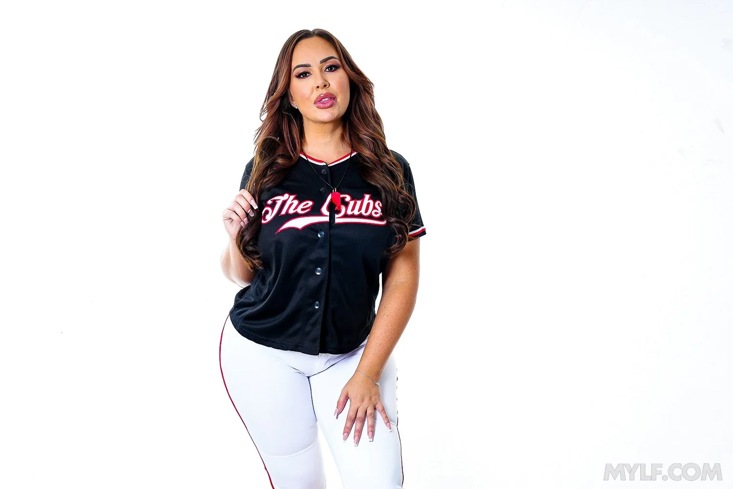 MYLF: Callie Brooks suits up for the latest 'A League of Her Own' must