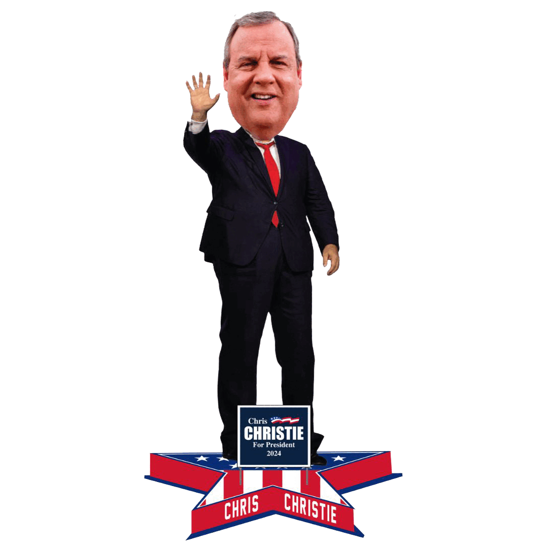 Animation - Chris Christie 2024 Presidential Candidate Bobblehead.gif