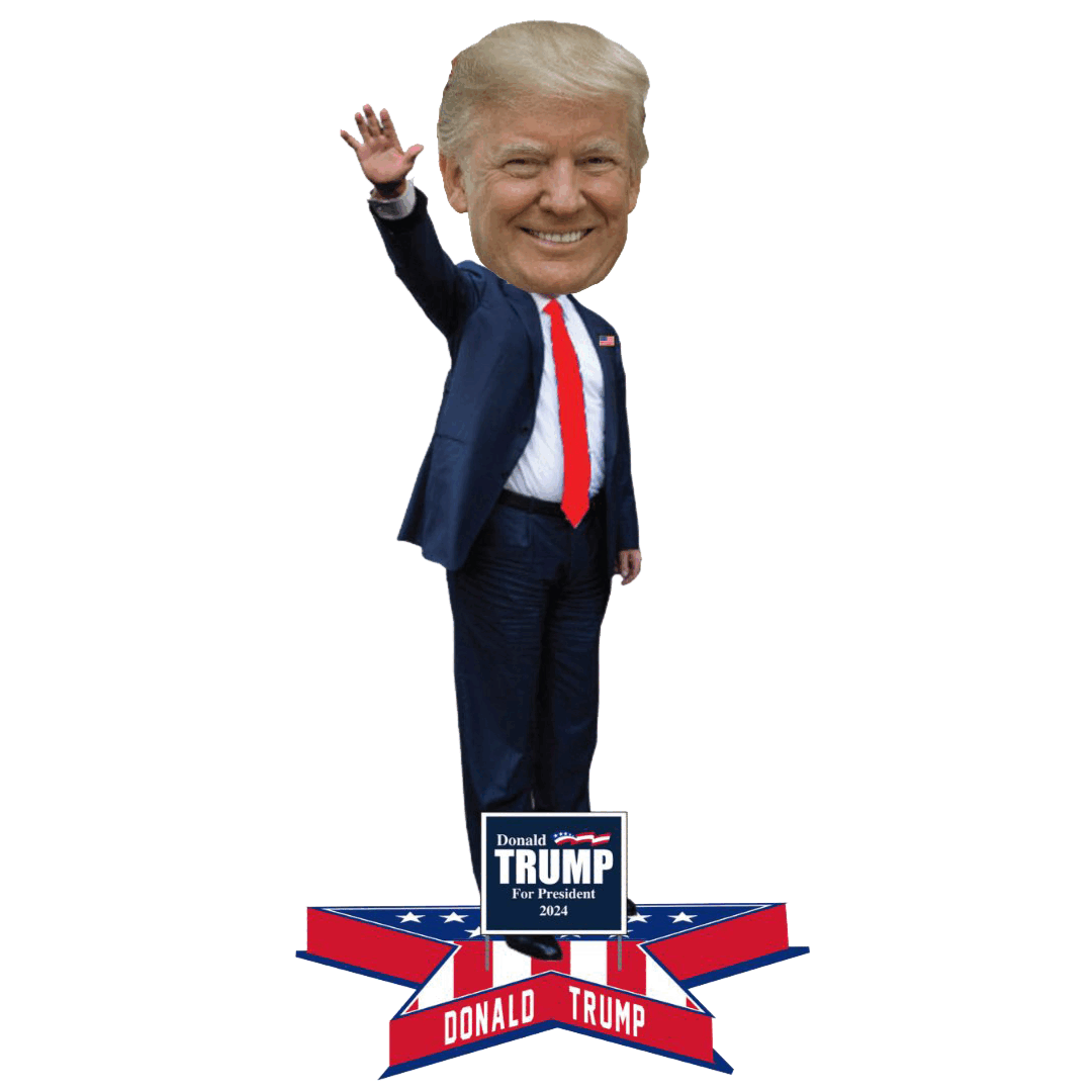 Animation - Donald Trump 2024 Presidential Candidate Bobblehead.gif