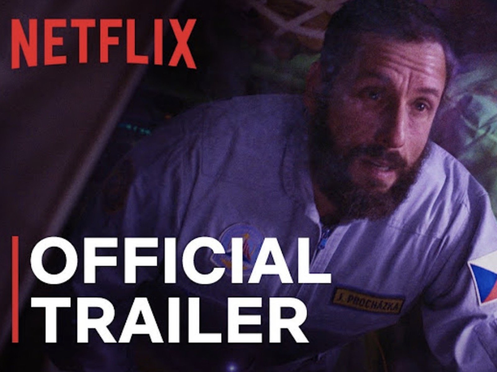 Spaceman Adam Sandler's backback in the Netflix movie — Attack The