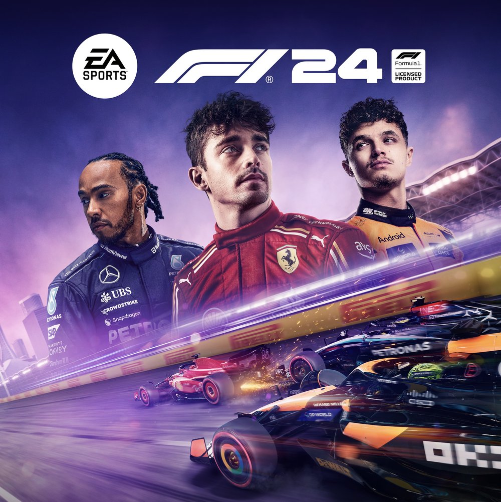 F1 24 dropping in the coming weeks as EA Sports reveals the cover stars Max Verstappen, Lewis Hamilton, Charles Leclerc and Lando Norris for your pre-drop excitement. .jpg