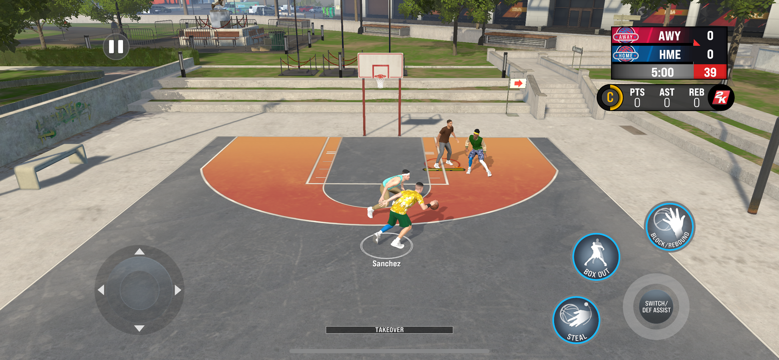 NBA 2K25 Arcade Edition Screenshot Neighborhood Game.PNG