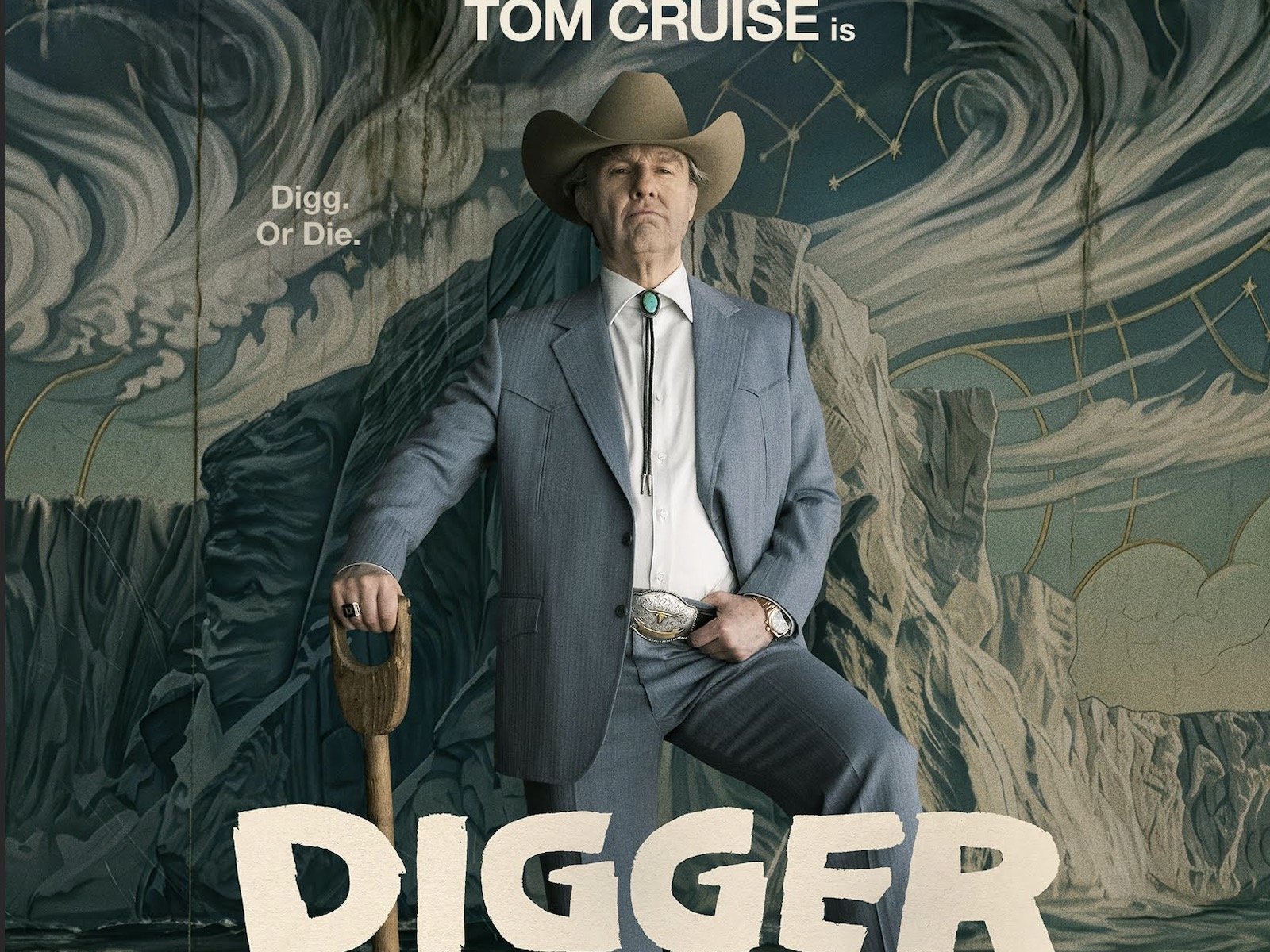 DIGGER: Tom Cruise is on the big screen with a wild, weird and hilarious save the planet flick