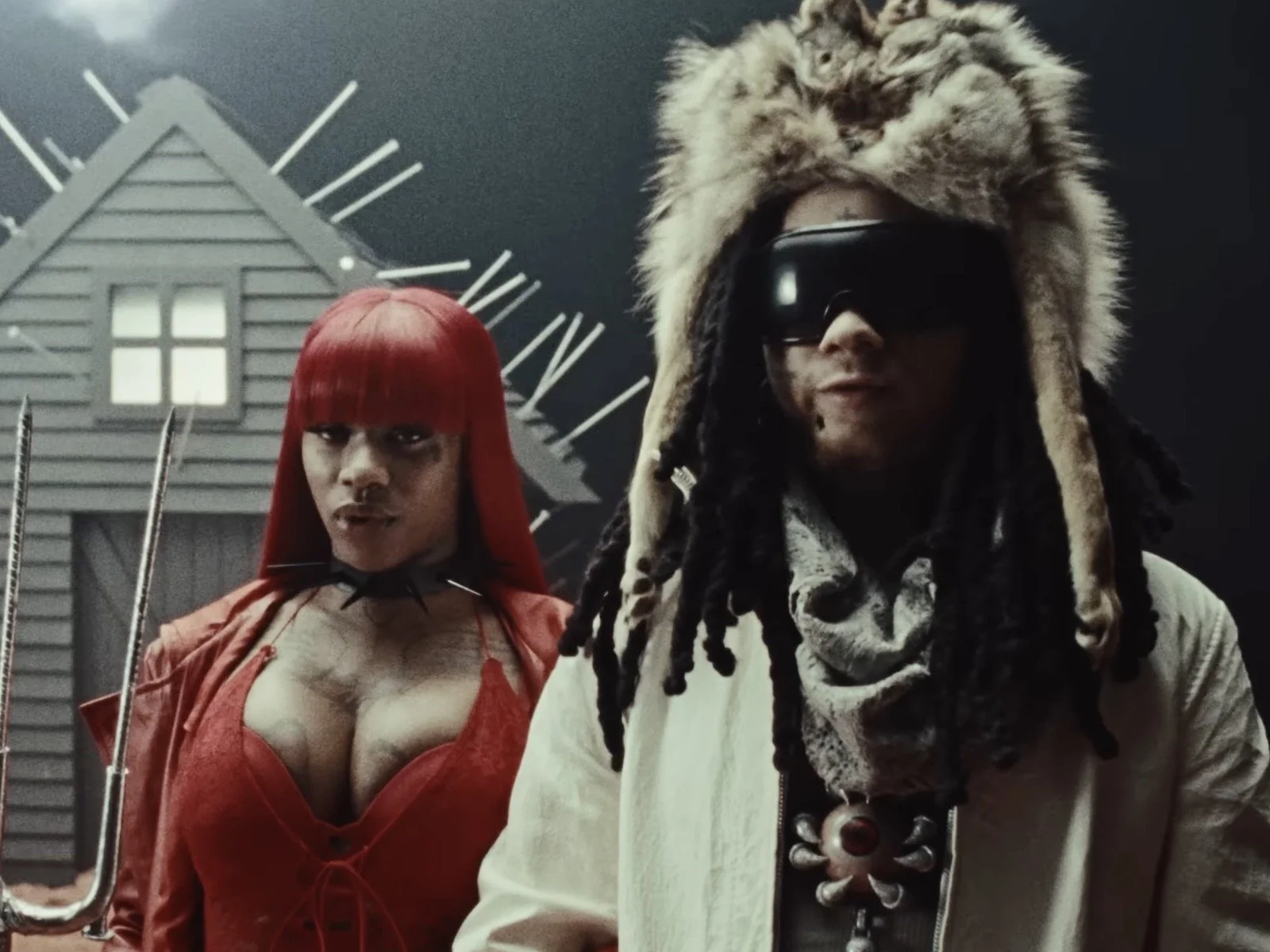 Trippie Redd &amp; Sexyy Red: It’s a match made in flexing heaven with the Meet The Redds music video