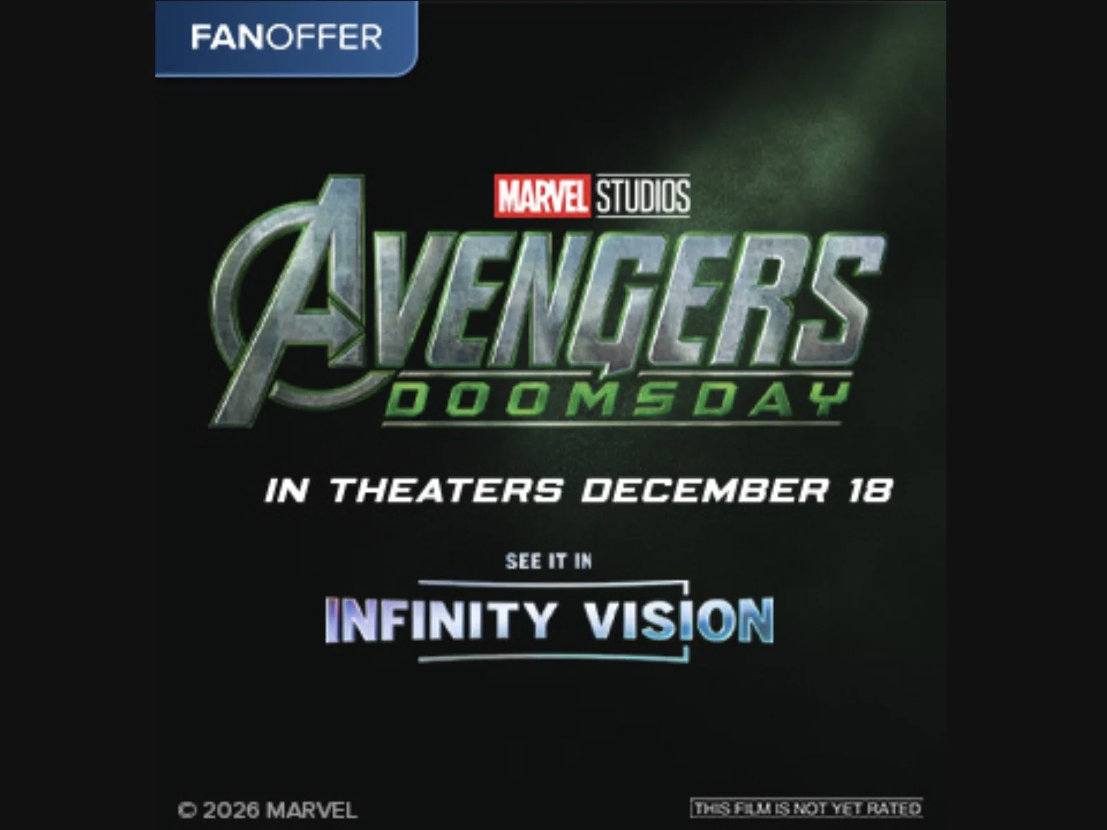 Avengers: Fandango has you covered with the Doomsday tickets on sale