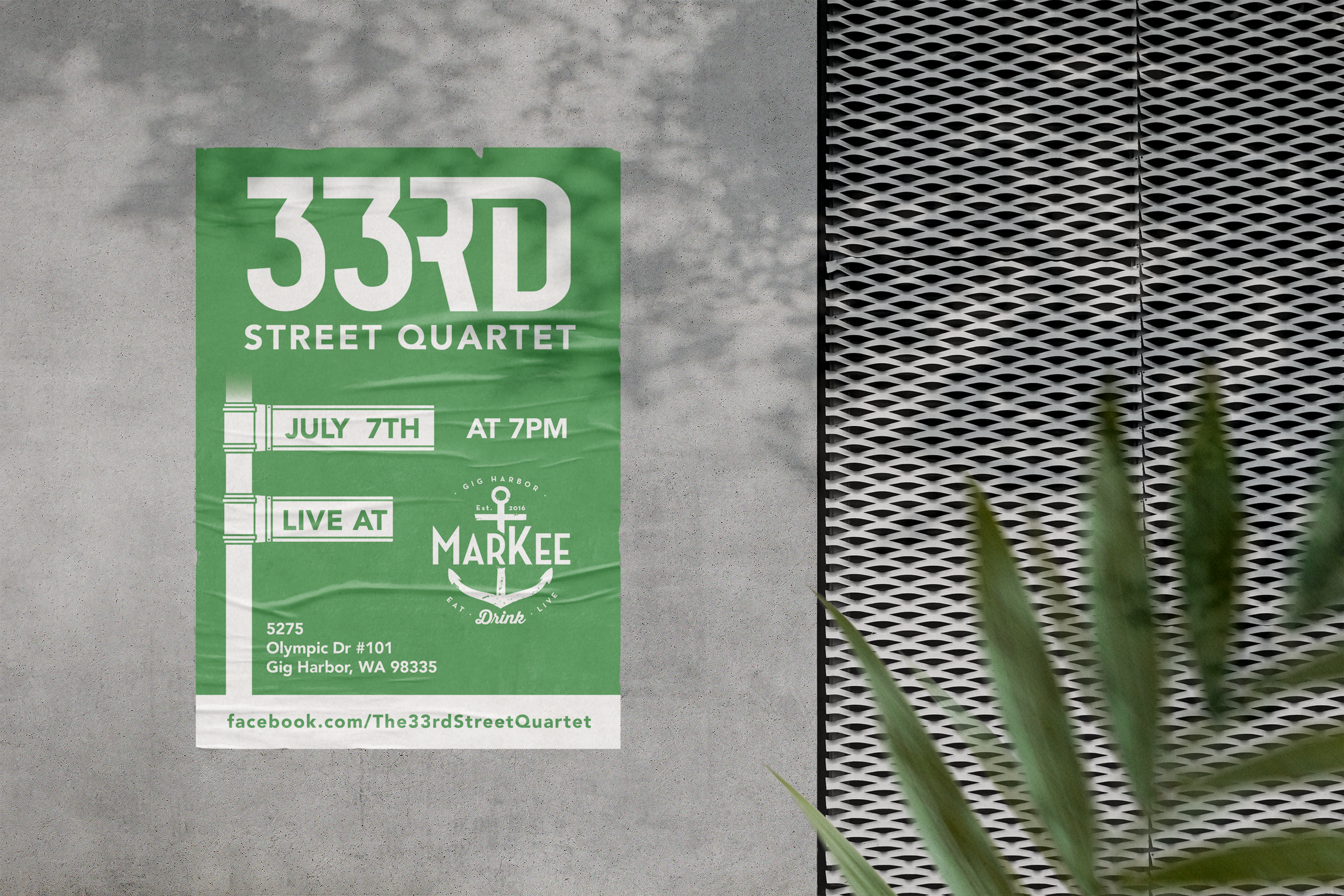 Poster Design: 33rd Street Quartet