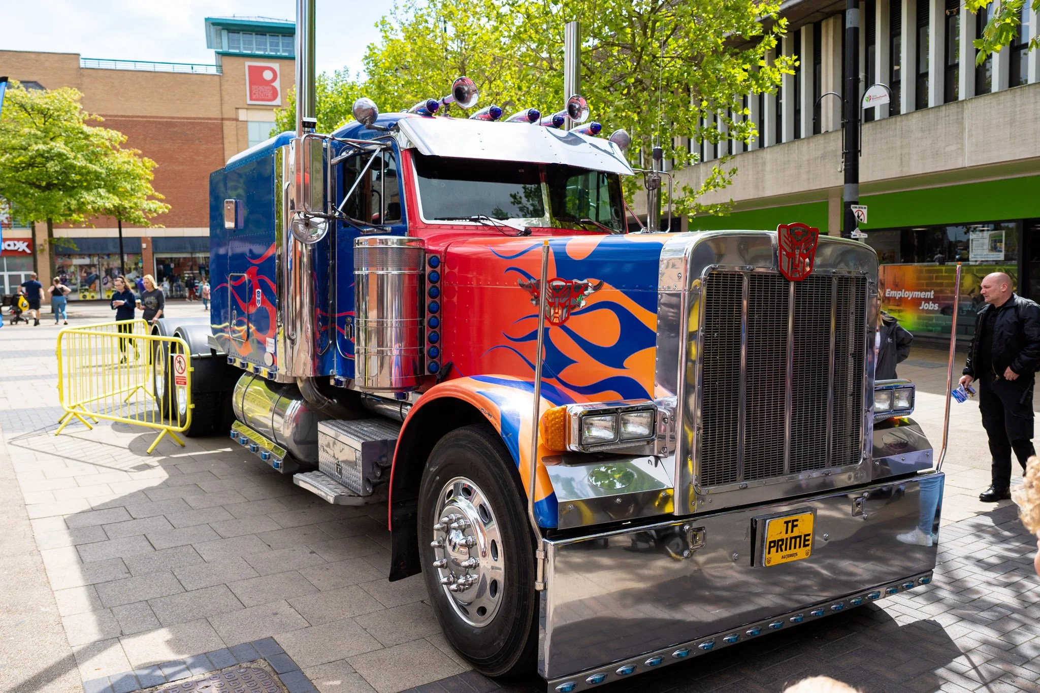 Optimus Prime on the Broadway 