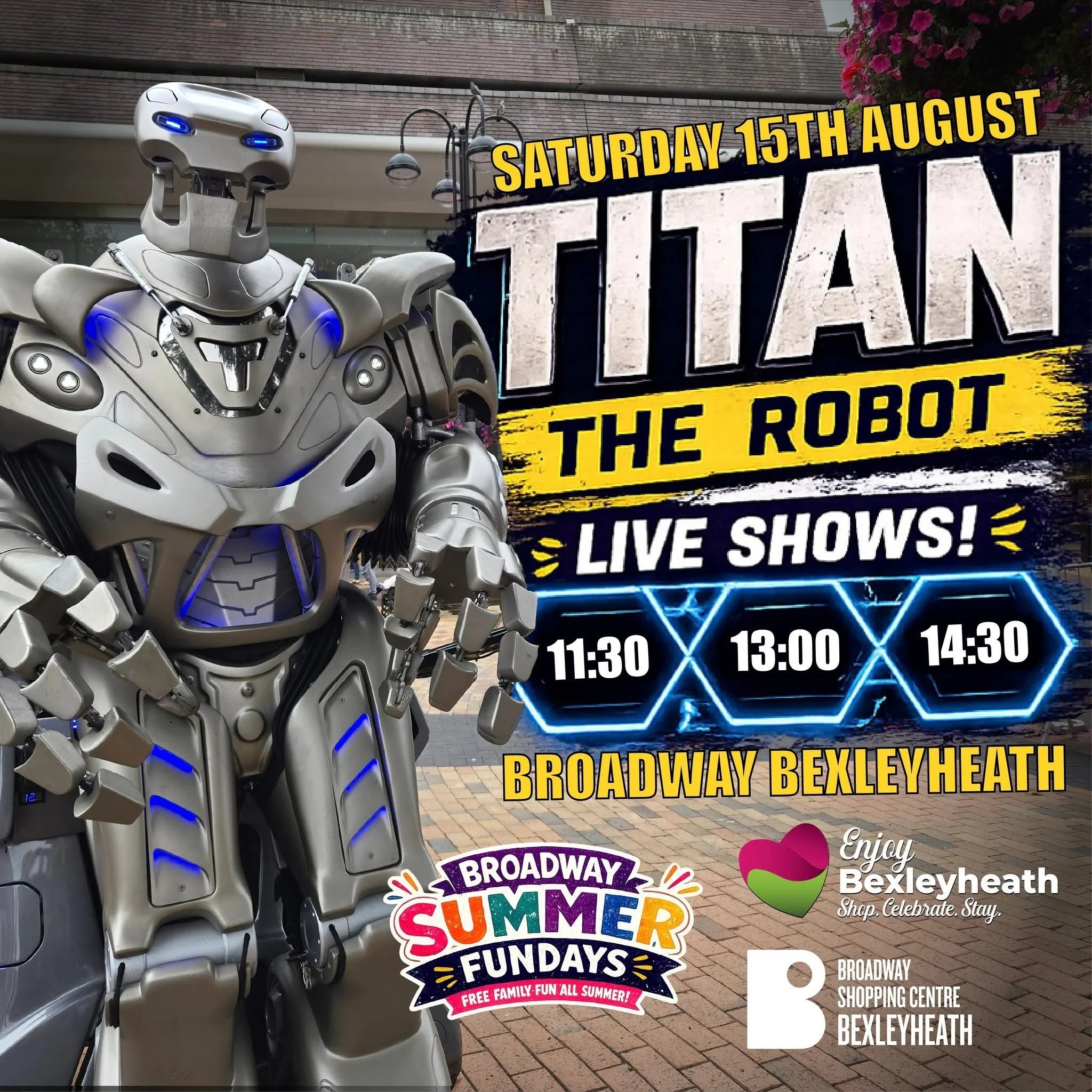 Titan the Robot is Coming to Bexleyheath