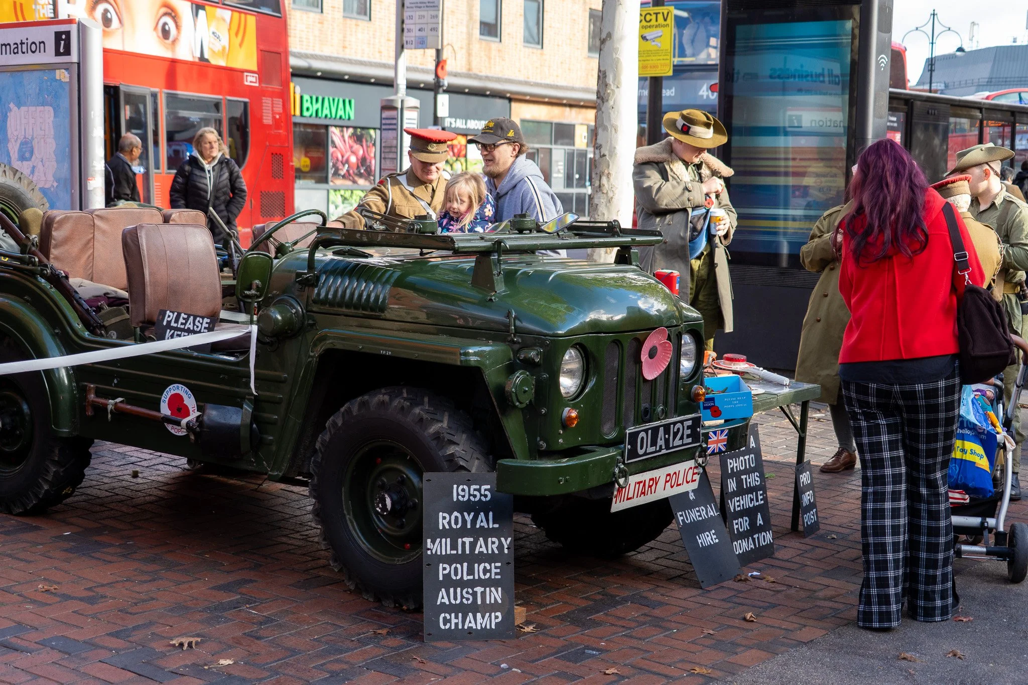 Royal British Legion Poppy Appeal in Bexleyheath