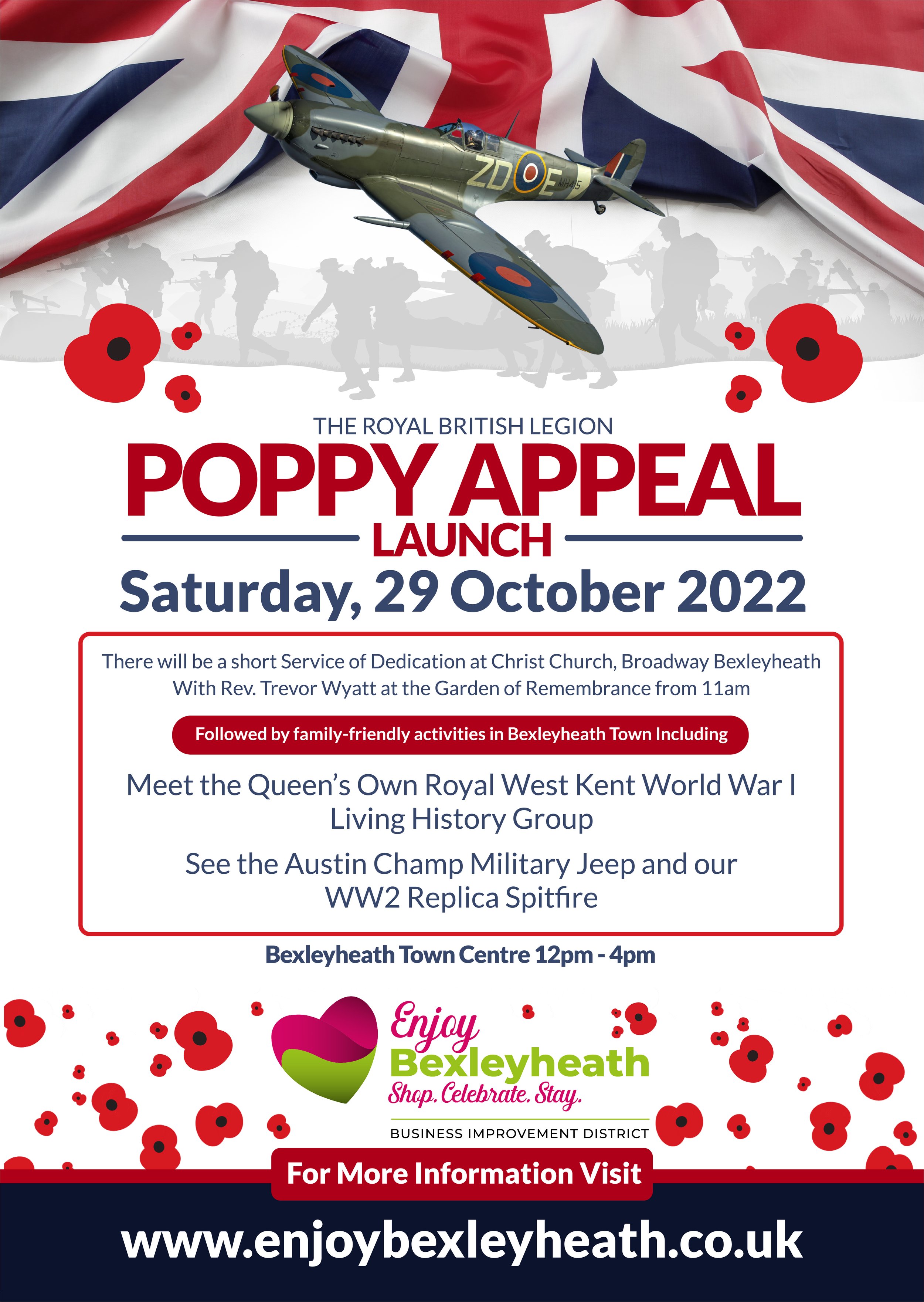 Poppy Appeal Launch 2022 — Enjoy Bexleyheath