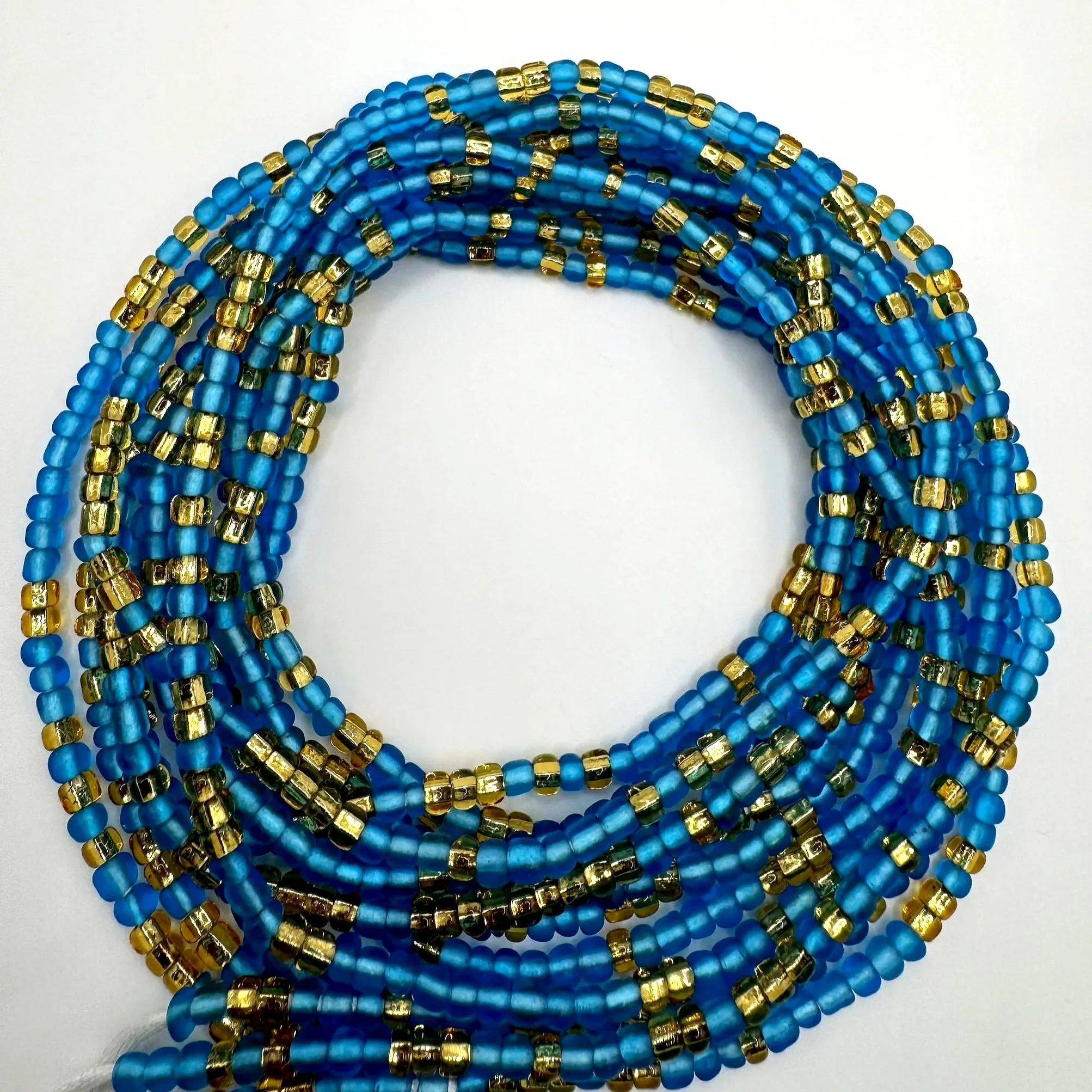 Aqua Luxe Waist Beads