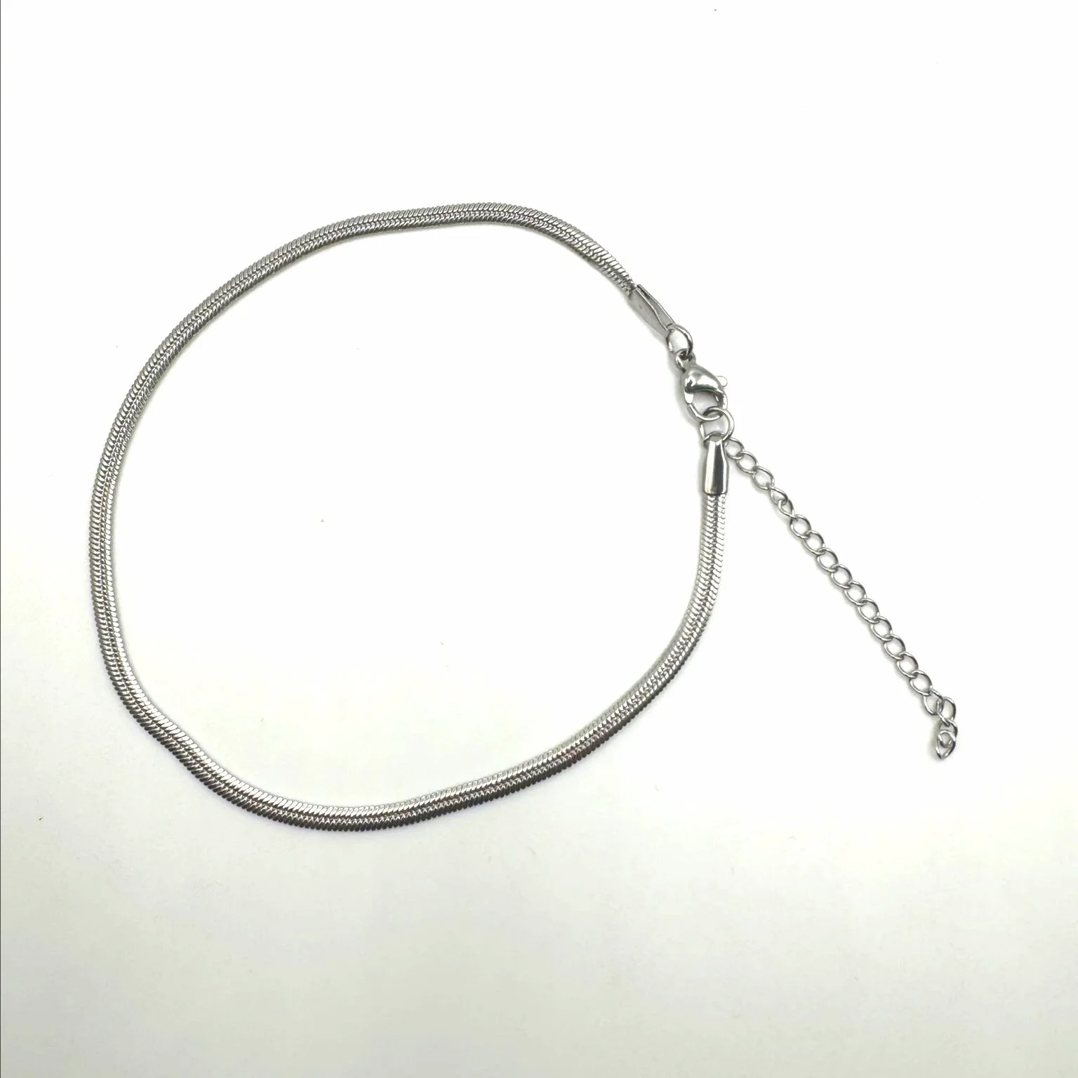 Silver Sleek Anklet -.jpg