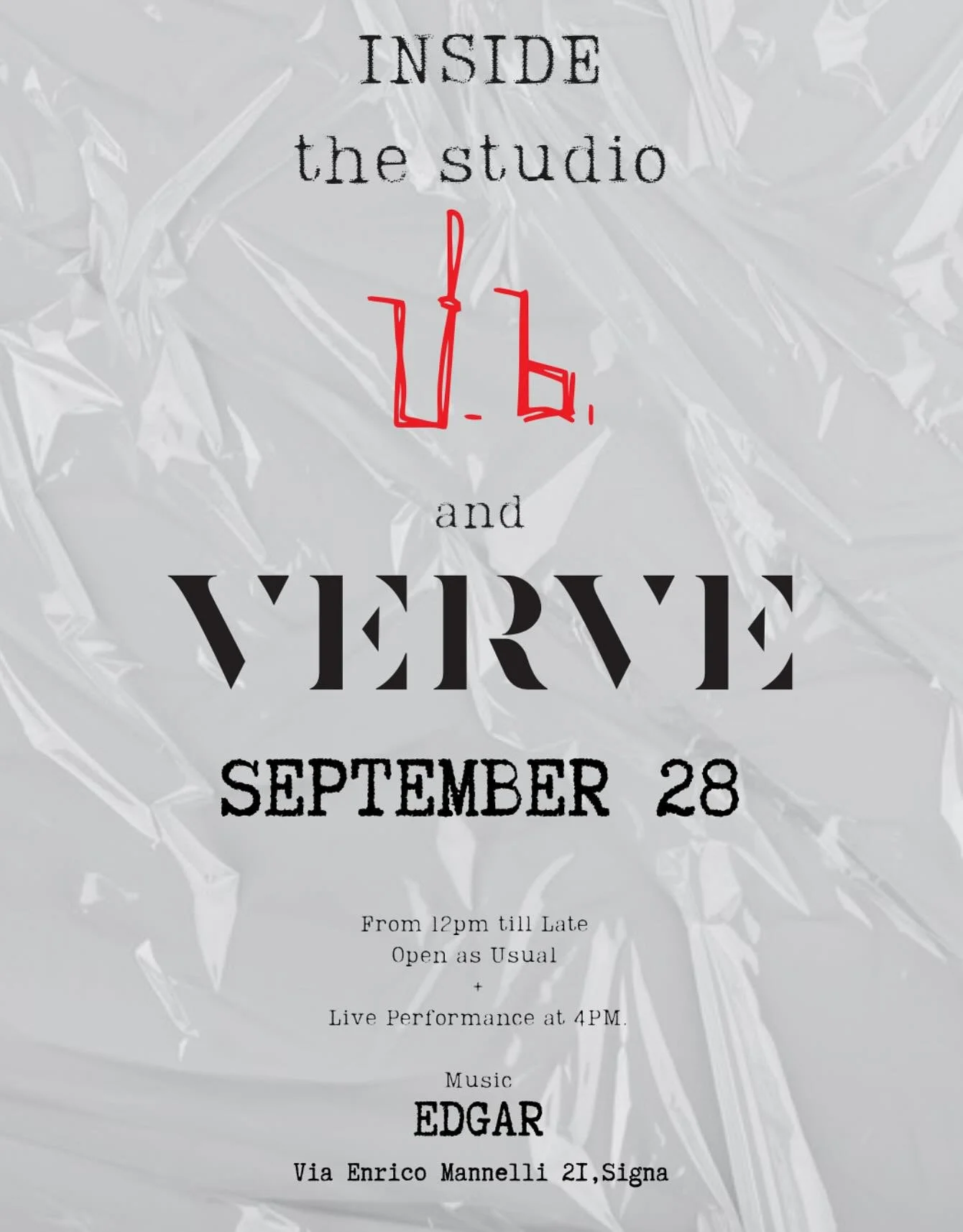 Super excited to host this very NEW project: VERVE &mdash; 
love seeing the community grow!🫠 
Come to join us This Sunday From 3pm till late 🤟🏼