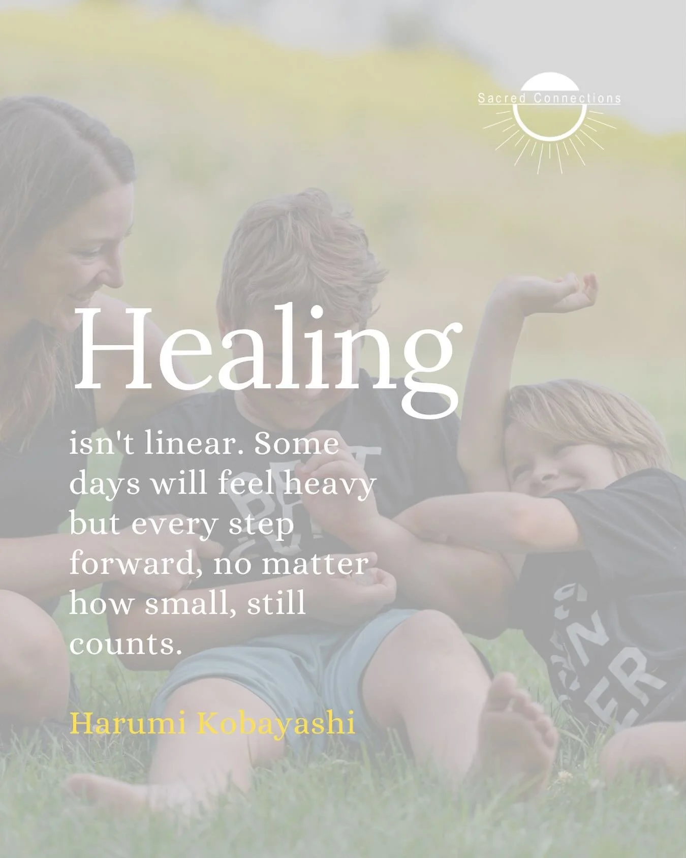 Healing isn’t linear. 🌿
Some days feel light and full of joy. 
Other days feel heavy, and we question how we’re still standing.
But every step forward — no matter how small — still counts. 💫
And guess what? You’re